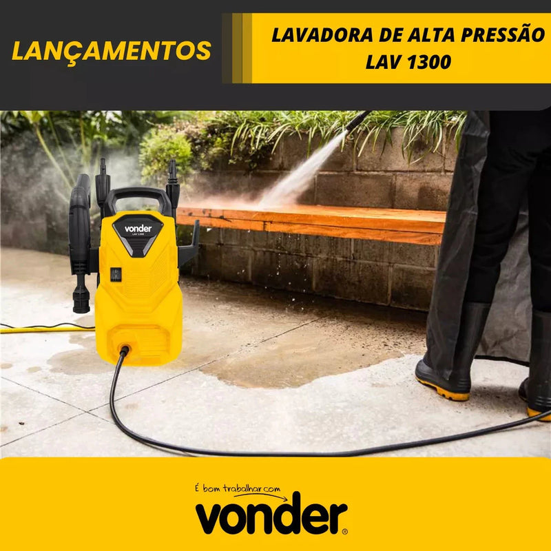 Lavadora De Alta Pressão Lav1300 Libras Vonder 1.300lbf