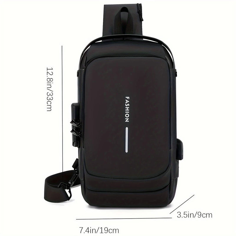 Mochila Anti-Furto com Senha USB